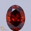 1.17 Ct. Fancy Deep Orange Oval Lab Grown Diamond