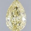 1.00 Ct. Fancy Intense  Yellow Pear Lab Grown Diamond