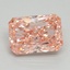 3.07 Ct. Fancy Vivid Pink Radiant Lab Grown Diamond