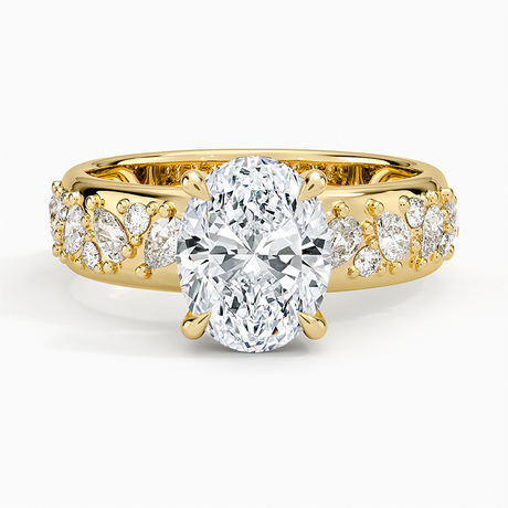 Mosaic Olivetta Three-Quarter Coverage Diamond Ring