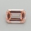 0.62 Ct. Fancy Intense Pink Emerald Lab Grown Diamond