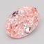 1.11 Ct. Fancy Intense  Pink Oval Lab Grown Diamond