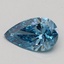 0.50 Ct. Fancy Vivid Blue Pear Lab Grown Diamond