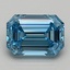 2.35 Ct. Fancy Vivid Blue Emerald Lab Grown Diamond