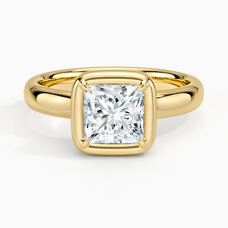 Andrea Bezel Prong Ring