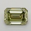 1.51 Ct. Fancy Vivid  Green Emerald Lab Grown Diamond