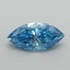 0.61 Ct. Fancy Vivid Blue Marquise Lab Grown Diamond