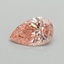 0.40 Ct. Fancy Vivid Pink Pear Lab Grown Diamond