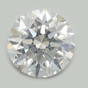 Round diamond — real photo