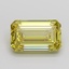 5.01 Ct. Fancy Intense Yellow Emerald Lab Grown Diamond