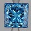 3.03 Ct. Fancy Deep Blue Princess Lab Grown Diamond