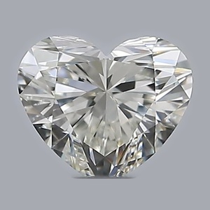 Heart diamond — real photo