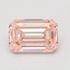 1.01 Ct. Fancy Vivid Pink Emerald Lab Grown Diamond