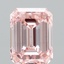 6.01 Ct. Fancy Intense Pink Emerald Lab Grown Diamond