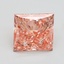 3.00 Ct. Fancy Intense Pink Princess Lab Grown Diamond