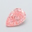 1.20 Ct. Fancy Vivid  Pink Pear Lab Grown Diamond