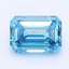 1.02 Ct. Fancy Vivid Blue Emerald Lab Grown Diamond