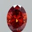 1.00 Ct. Fancy Vivid  Orange Oval Lab Grown Diamond