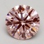 2.43 Ct. Fancy Intense Pink Round Lab Grown Diamond