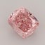 1.66 Ct. Fancy Vivid Pink Cushion Lab Grown Diamond