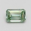 1.02 Ct. Fancy Intense Pacific Green Emerald Lab Grown Diamond
