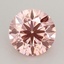 3.00 Ct. Fancy Vivid Pink Round Lab Grown Diamond