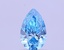 0.84 Ct. Fancy Vivid Blue Pear Lab Grown Diamond