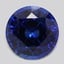 8.7mm  Blue  Round   Sapphire