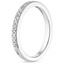 18K White Gold Geneva Diamond Ring, smallside view