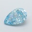 3.04 Ct. Fancy Vivid  Blue Pear Lab Grown Diamond