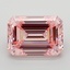 4.51 Ct. Fancy Intense  Pink Emerald Lab Grown Diamond