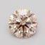 0.51 Ct. Light Pinkish Brown Round Lab Grown Diamond