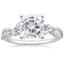 18K White Gold Luxe Willow Diamond Ring (1/4 ct. tw.), smalltop view