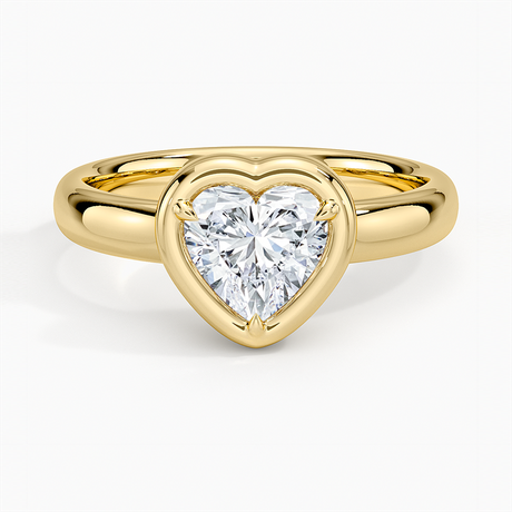 Andrea Bezel Prong Ring