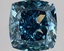 2.52 Ct. Fancy Vivid Blue Cushion Lab Grown Diamond