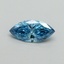 1.00 Ct. Fancy Vivid Blue Marquise Lab Grown Diamond