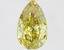 1.47 Ct. Fancy Vivid Green Pear Lab Grown Diamond
