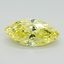 0.81 Ct. Fancy Vivid Yellow Marquise Lab Grown Diamond