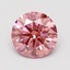 1.04 Ct. Fancy Vivid Pink Round Lab Grown Diamond