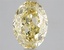 3.00 Ct. Fancy Vivid Yellow Oval Lab Grown Diamond