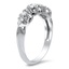 The Sudie Ring, smalltop view on a hand