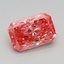 0.90 Ct. Fancy Vivid Pink Radiant Lab Grown Diamond