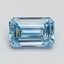 3.27 Ct. Fancy Intense Blue Emerald Lab Grown Diamond