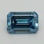 2.07 Ct. Fancy Vivid Blue Emerald Lab Grown Diamond