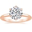 14K Rose Gold Esme 1.8mm Ring, smalltop view