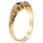 The Idania Ring, smalltop view on a hand