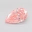 2.74 Ct. Fancy Vivid Pink Pear Lab Grown Diamond