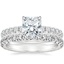 Platinum Petite Olympia Diamond Ring with Sienna Eternity Diamond Ring (7/8 ct. tw.)