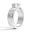 Semi-Bezel Constellation Diamond Ring, smallside view