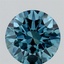 1.80 Ct. Fancy Vivid Blue Round Lab Grown Diamond